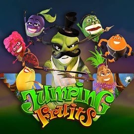 Jumping Fruits logo by Wazdan NV Casino