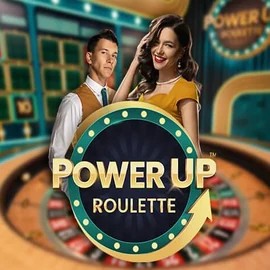 PowerUP Roulette slot logo by Pragmatic Play at NV Casino
