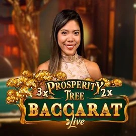Official Live Casino logo: Prosperity Tree Baccarat by Evolution at NV Casino