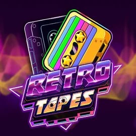 Retro Tapes online game logo by Push Gaming on netmaks.pl