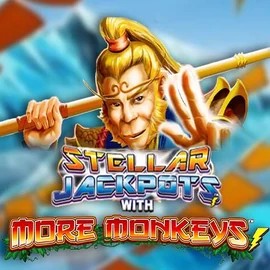 Stellar Jackpots with More Monkeys casino game by Lightning Box Game – featured logo at NV Casino