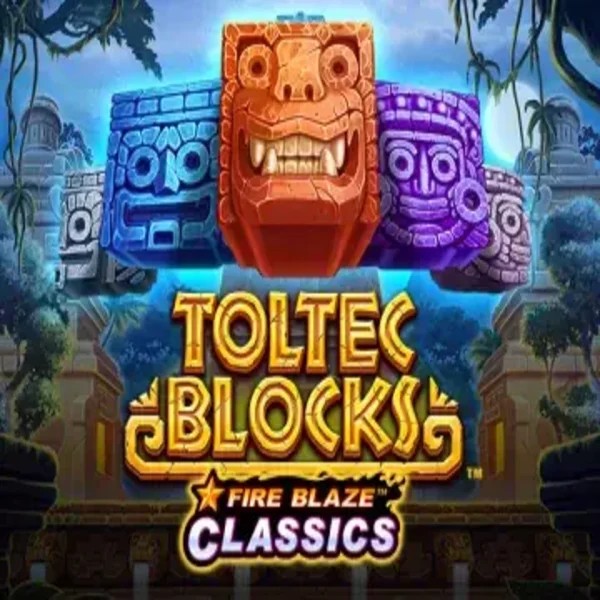 Fire Blaze: Toltec Blocks casino game by Rarestone Gaming – featured logo at NV Casino